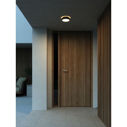 Nordlux - Вуличний світлодіодний настінний світильник OLIVER LED/9W/230V IP54 діаметр 19,5 см