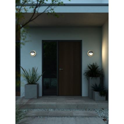 Nordlux - Вуличний світлодіодний настінний світильник OLIVER LED/9W/230V IP54 діаметр 19,5 см
