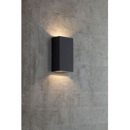 Nordlux - Вуличний світлодіодний настінний світильник ROLD LED/10,5W/230V IP54 чорний