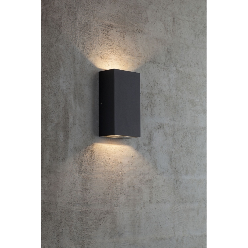 Nordlux - Вуличний світлодіодний настінний світильник ROLD LED/10,5W/230V IP54 чорний