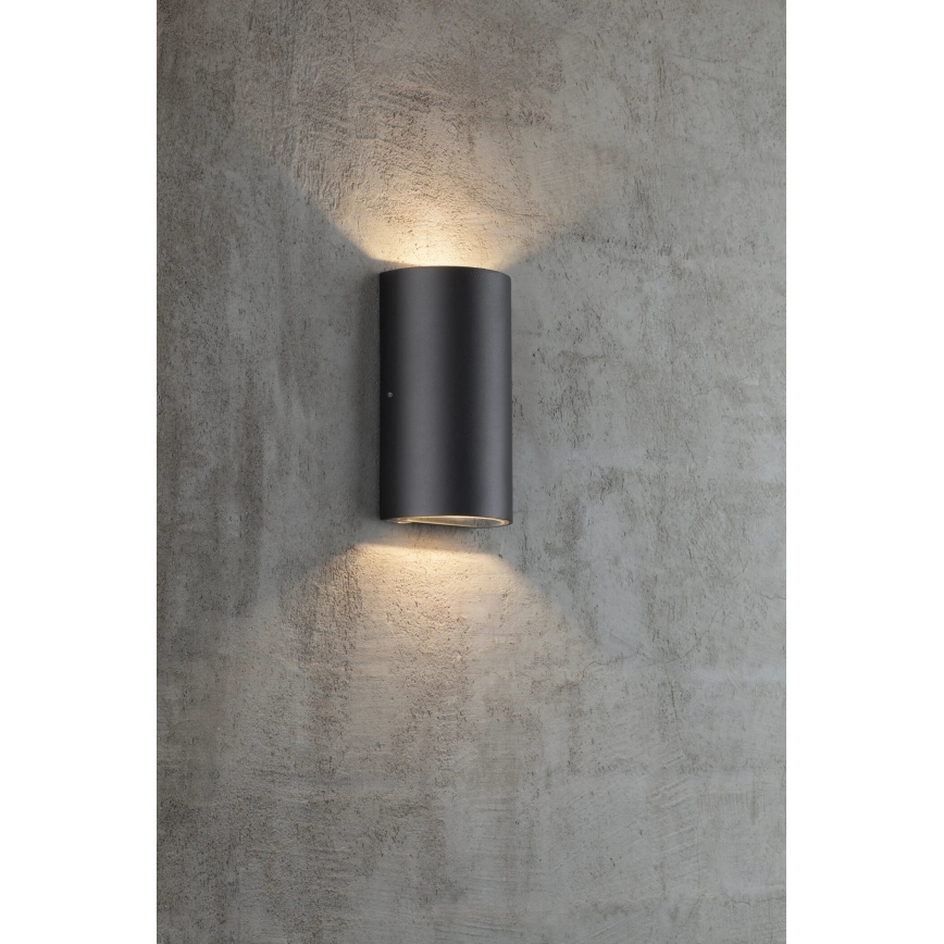 Nordlux - Вуличний світлодіодний настінний світильник ROLD LED/10,5W/230V 3000K IP54 чорний