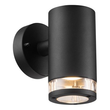 Nordlux - Зовнішній настінний світильник BIRK 1xGU10/28W/230V IP44 чорний