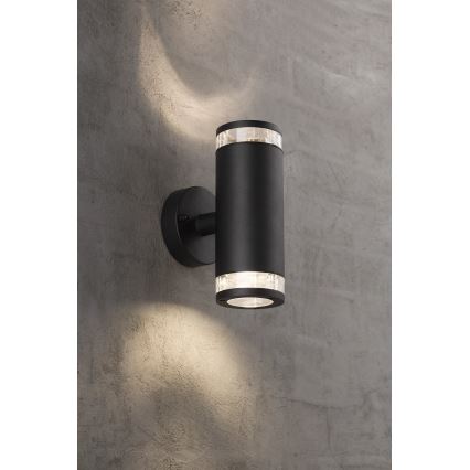 Nordlux - Зовнішній настінний світильник BIRK 2xGU10/28W/230V IP44