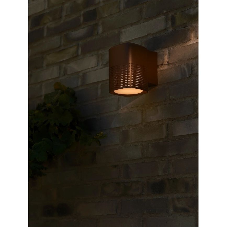 Nordlux - Зовнішній настінний світильник SIDARA 1xE27/15W/230V IP54 коричневий