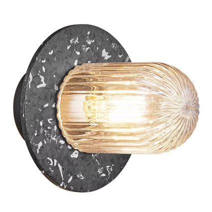 Nordlux - Зовнішній стельовий світильник JANUKA 1xE27/60W/230V IP54 чорний