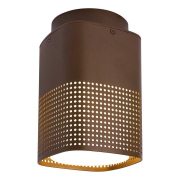 Nordlux - Зовнішній стельовий світильник SIDARA 1xE27/15W/230V IP54 коричневий
