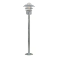 Nordlux - Зовнішній світильник BLOKHUS 1xE27/60W/230V IP54 сріблястий 92 см
