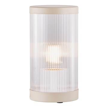 Nordlux - Зовнішня настільна лампа COUPAR 1xE27/25W/230V IP54 бежевий