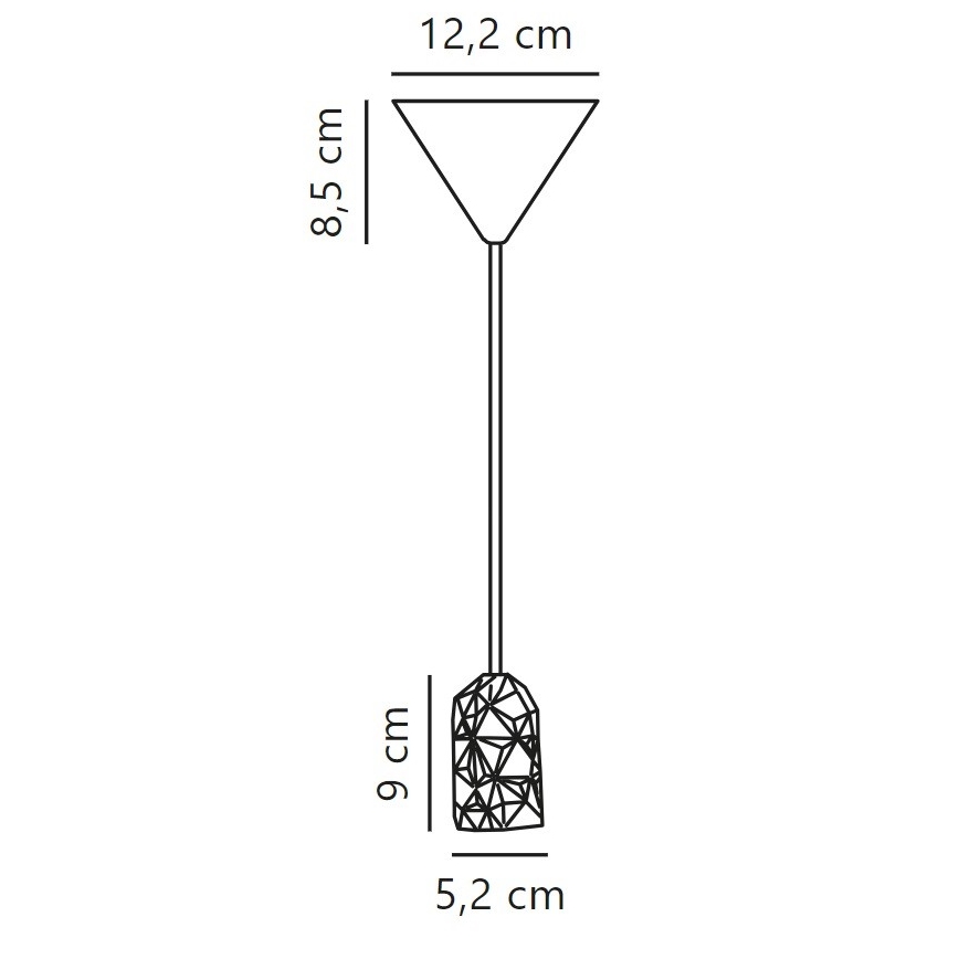 Nordlux - Кабель питания HANG 1xE27/40W/230V медный/черный