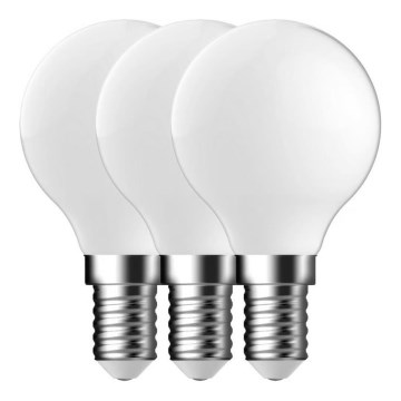Nordlux - Комплект из 3 LED-ламп G45, цоколь E14, 4 Вт, 230 В, 2700 K (тёплый белый свет)