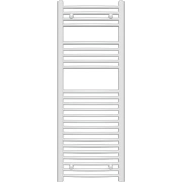 Novaservis - драбинна рушникосушарка для ванної кімнати 490W/230V 120x45 cm, біла, закруглена