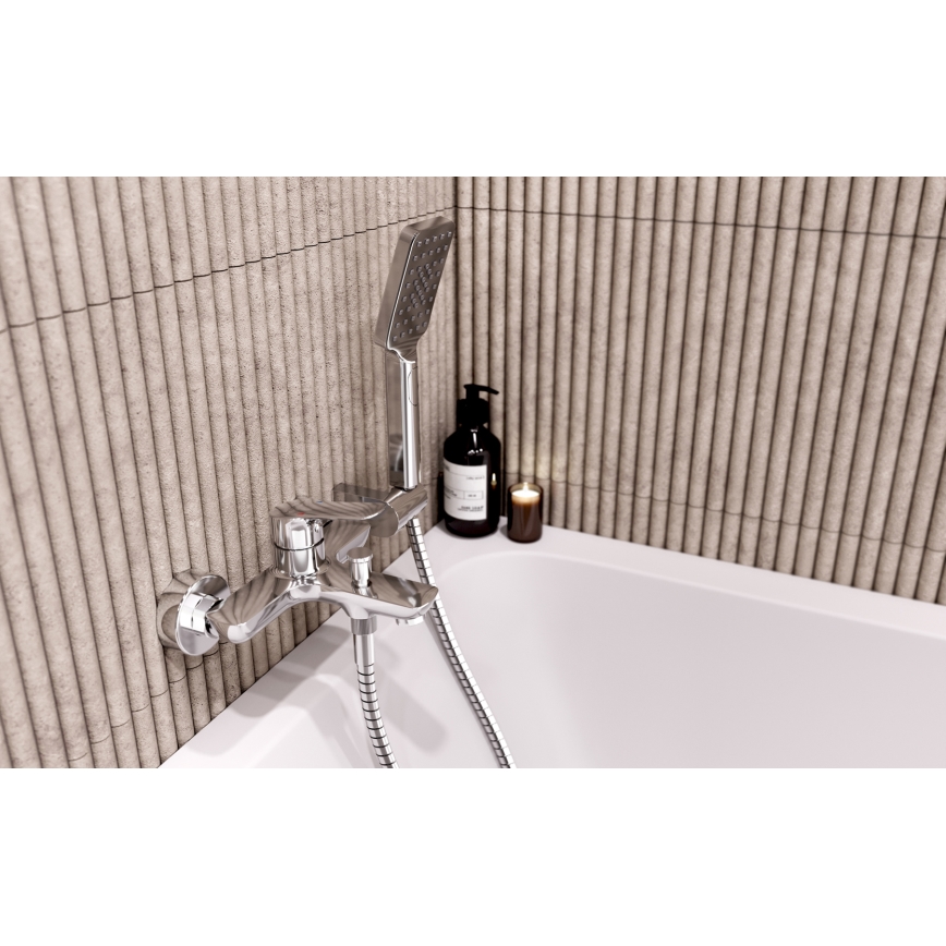 Novaservis - Набір для ванни з змішувачем METALIA полірований хром