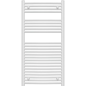 Novaservis - Полотенцесушитель-радиатор для ванной 644 Вт/230 В 120x60 см белый округлый