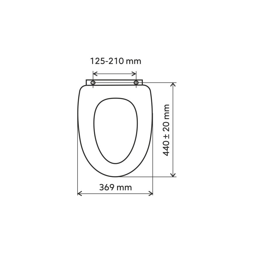 Новасервіс - Сидіння для унітазу зі м'яким закриванням дуропласт/біле