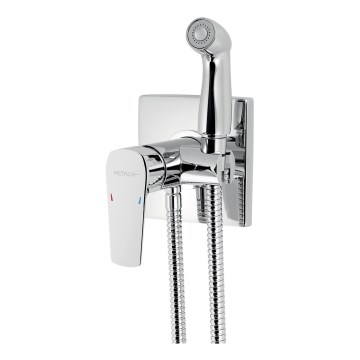 Novaservis - Змішувач для біде з душем для прихованого монтажу METALIA глянцевий хром