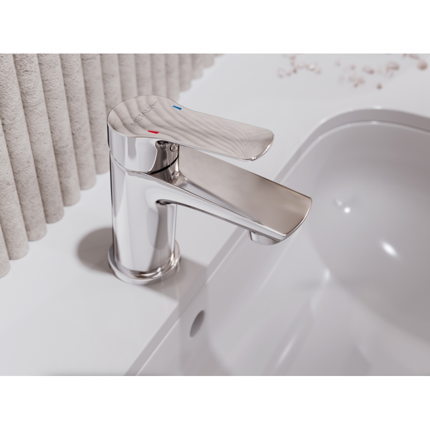 Novaservis - Змішувач для умивальника METALIA 13,2 см глянцевий хром