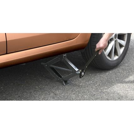 Ножичний домкрат з храповим ключем 1,5 т