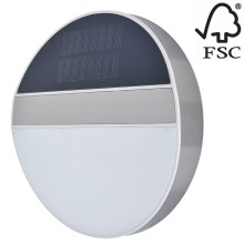 Номер дома со светодиодной подсветкой на солнечной батарее LED/3x0,1W/2,4V IP44 - сертифицировано FSC