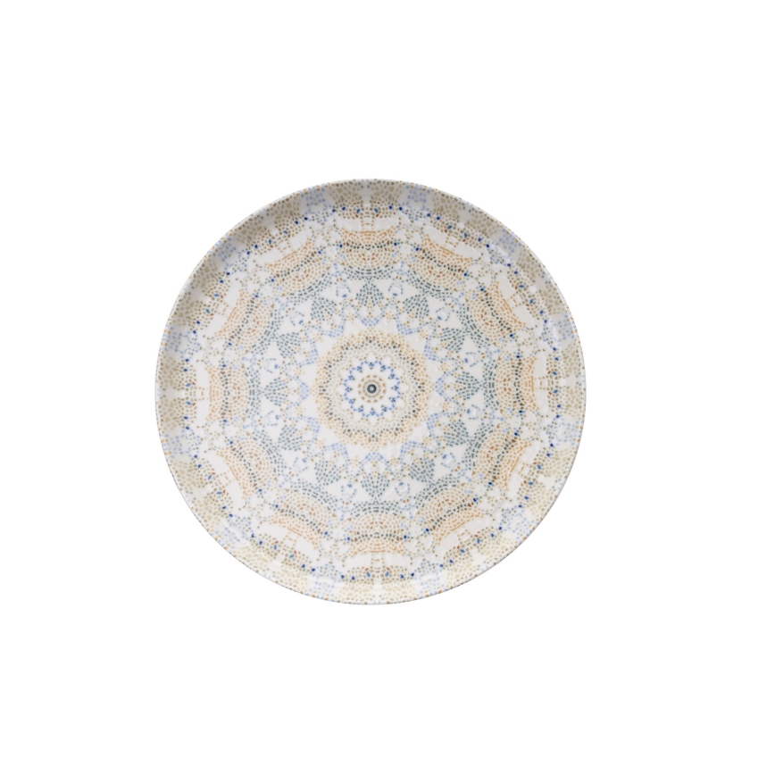 Обеденный набор 12 шт. разноцветный/фарфор