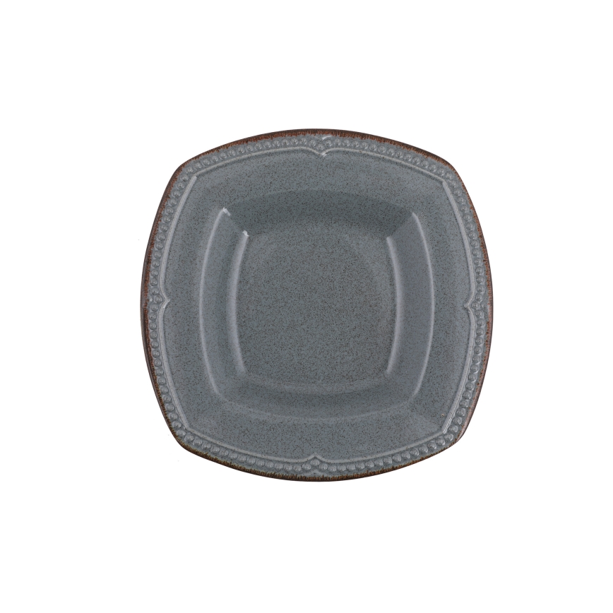 Обеденный сервиз, 24 предмета, синий/фарфор