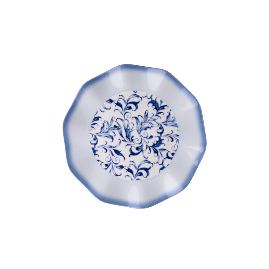 Обеденный сервиз, 24 предмета, синий/фарфор