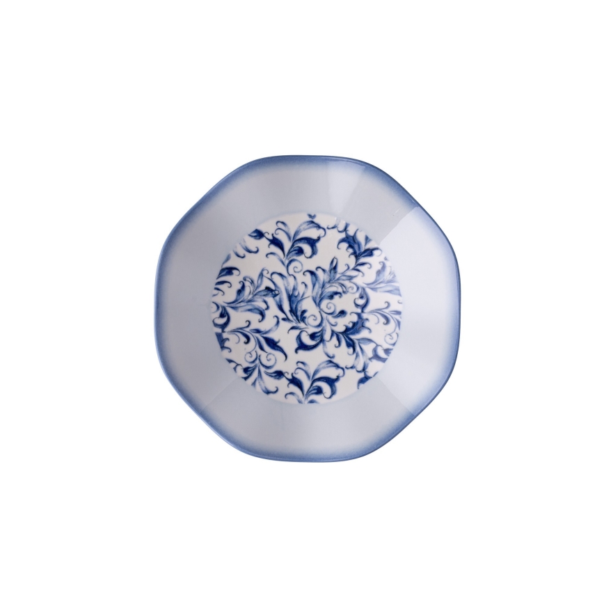 Обеденный сервиз, 24 предмета, синий/фарфор