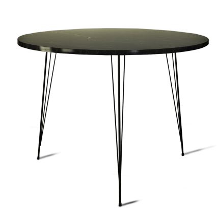Обеденный стол SANDALF 75x90 см черный