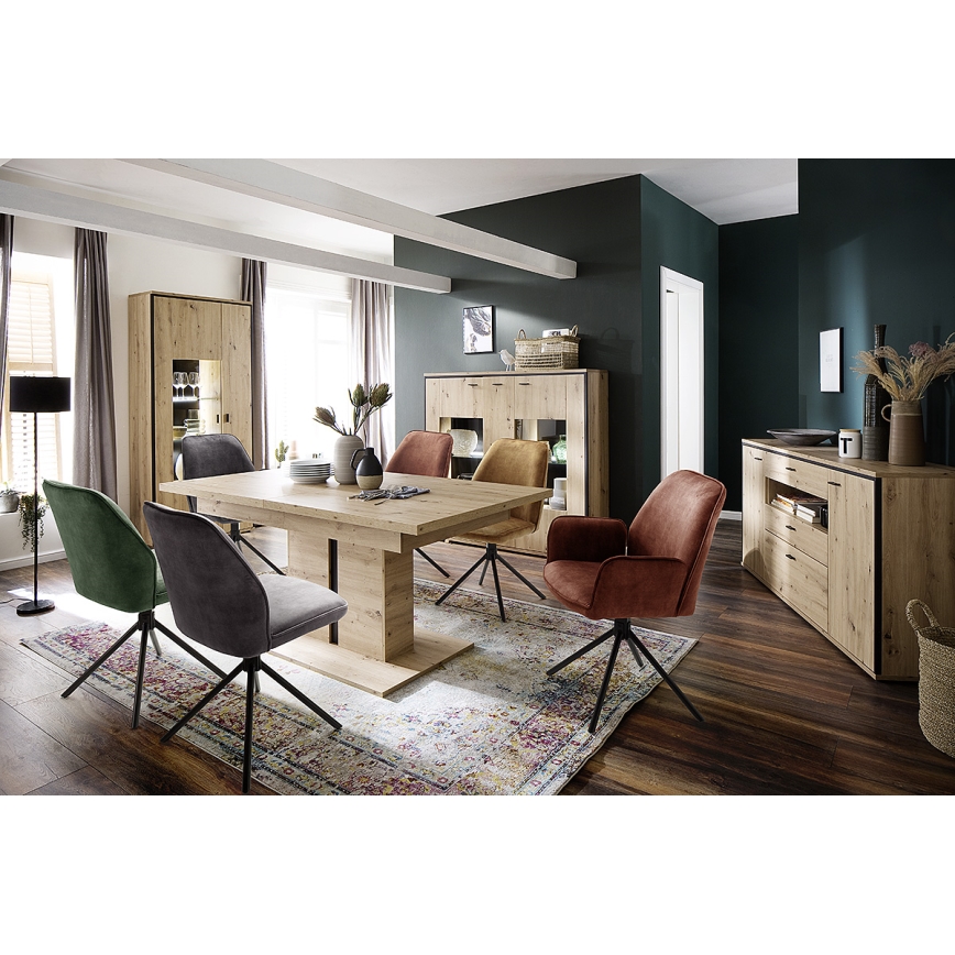 Обідні стільці NEXORO, 2 шт., помаранчеві