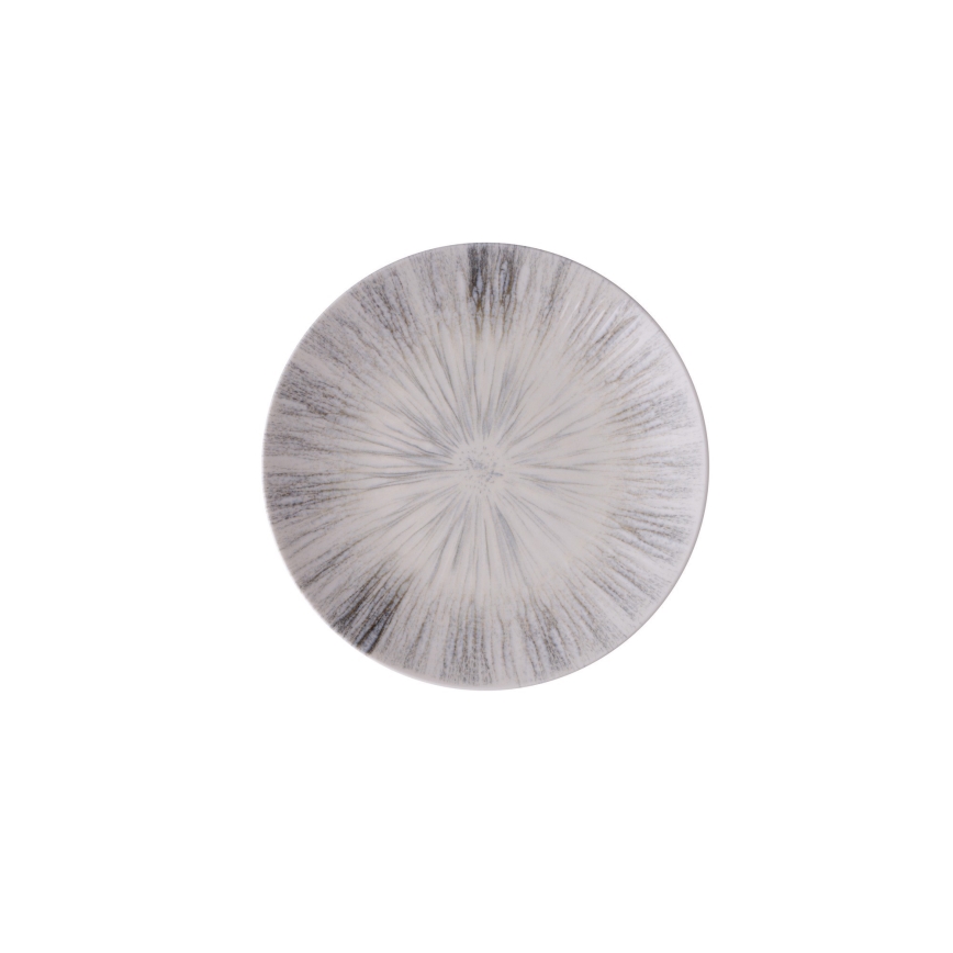 Обідній сервіз, 24 шт., сірий/фарфор