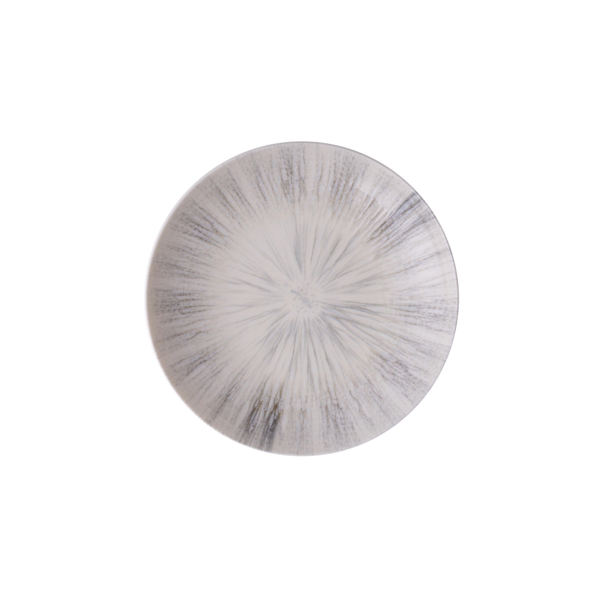 Обідній сервіз, 24 шт., сірий/фарфор