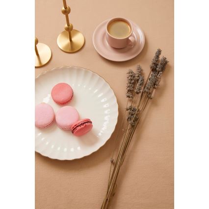 Обідній сервіз, 27 шт., білий/золотий, фарфор