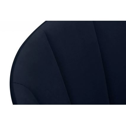 Обіднє крісло RIFO 86x48 см темно-синій/бук