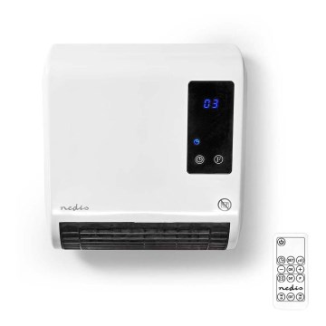 Обогреватель с LED-дисплеем и термостатом 2000W/230V IP22 + дистанционное управление
