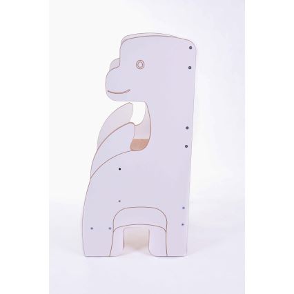 Обучающая башня DINO белая/клен