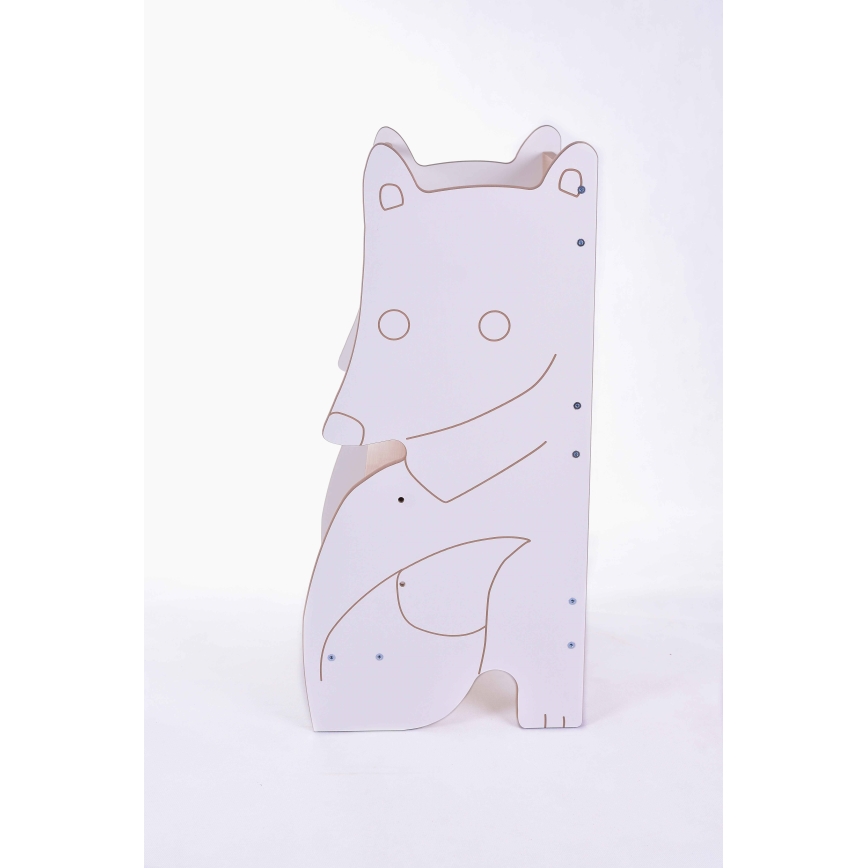 Обучающая башня FOX белая/клен