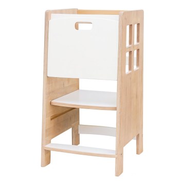 Обучающая башня KULE 90x50 cm коричневая/белая