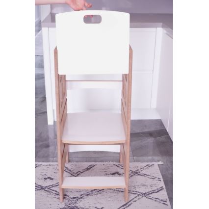 Обучающая башня KULE 90x50 cm коричневая/белая