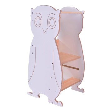 Обучающая башня OWL белый/клен