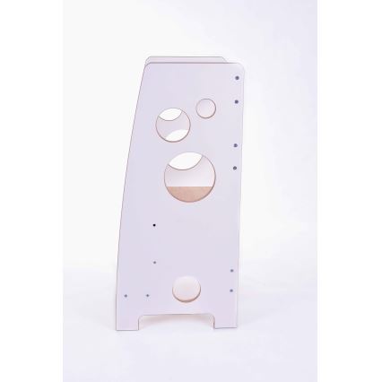 Обучающая башня LINDA белая/клен