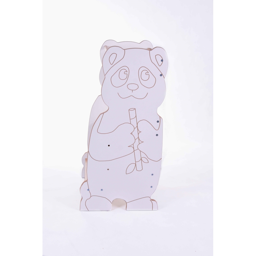 Обучающая башня PANDA белая/клен