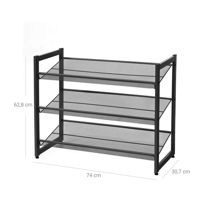 Обувница ALVORO чёрная
