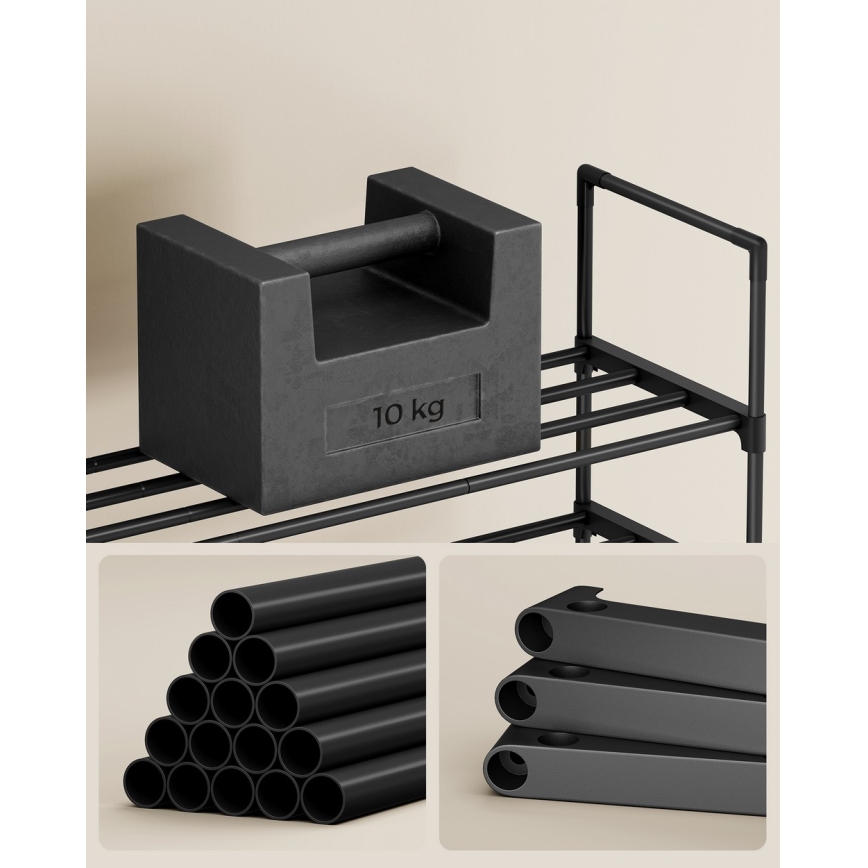 Обувница ALVORO, чёрная