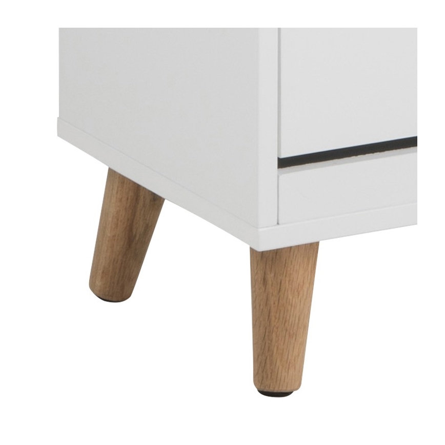 Обувница с 3 ящиками CARLY белая