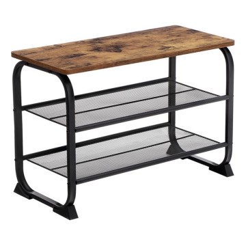 Обувница DAVOR, коричневая/чёрная