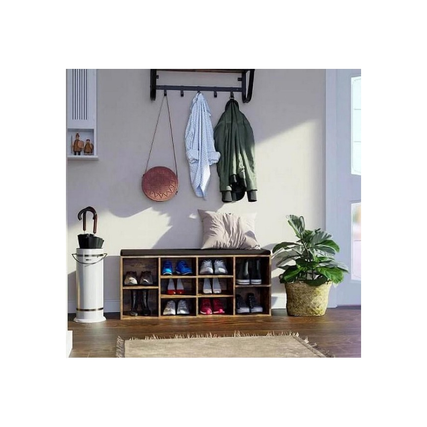 Обувница DAVOR коричневая