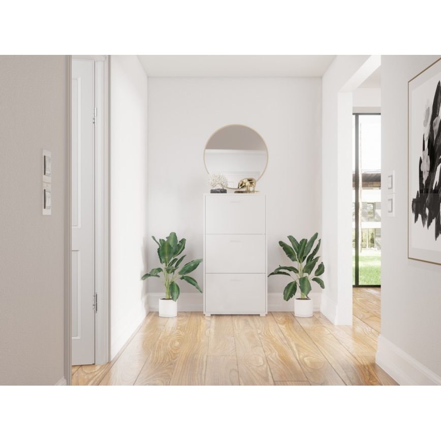 Обувница PIGO белая