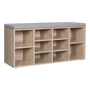 Обувница VOREN коричневая/серая