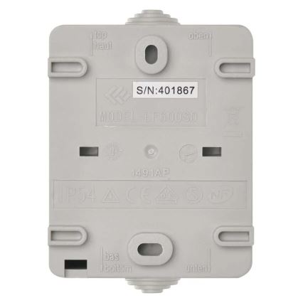 Одноклавишный выключатель IP54