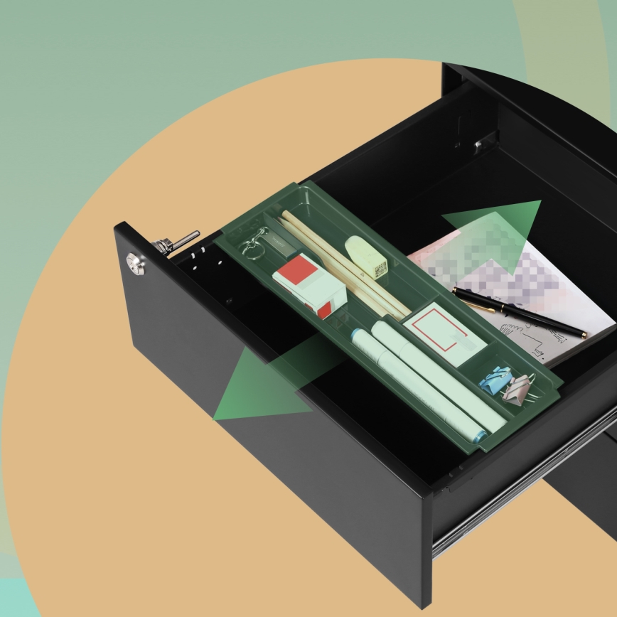 Офісна тумба SECURIO чорна