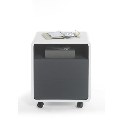 Офисная тумба TEO белый/антрацит